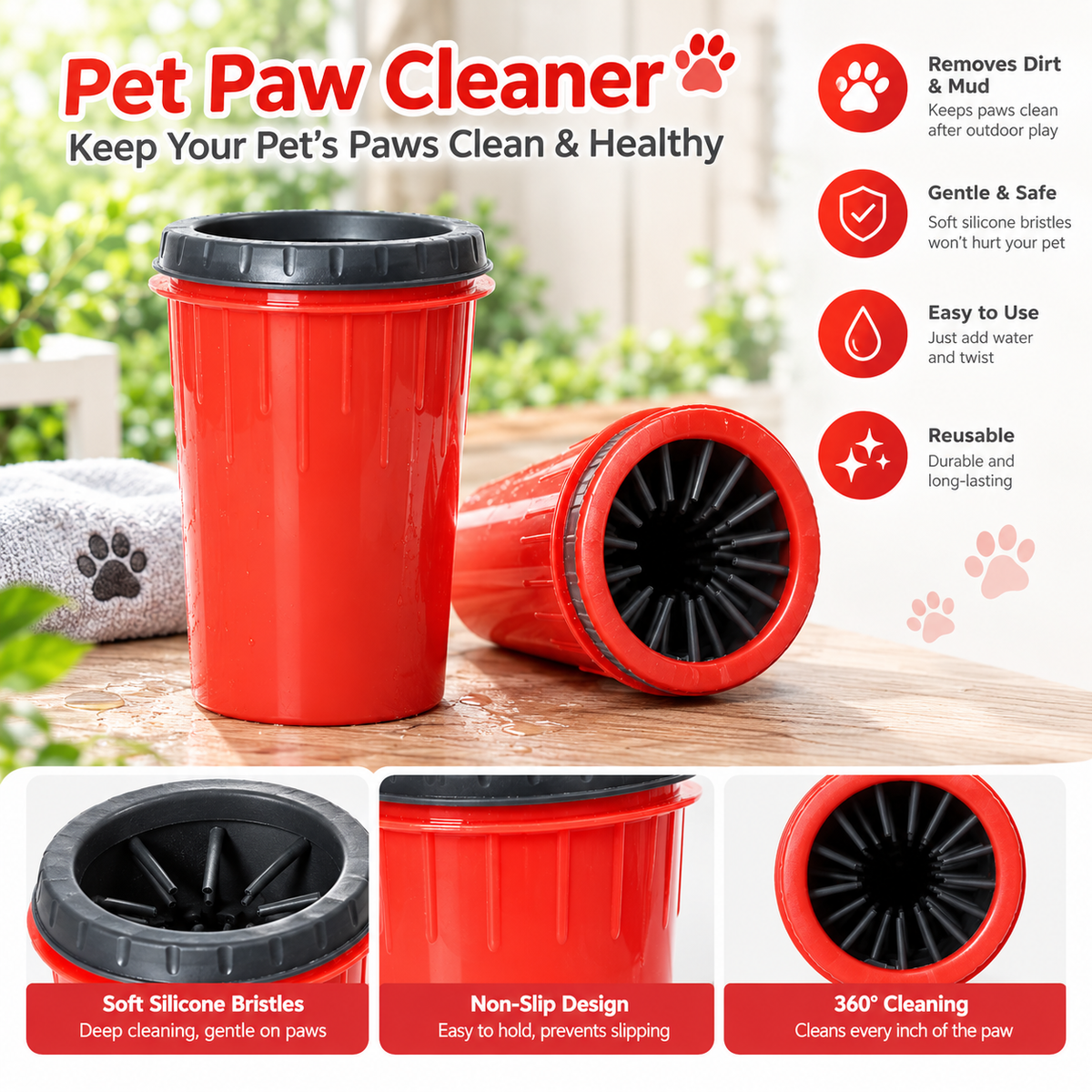 Pawsera Deep Clean Paw Washer