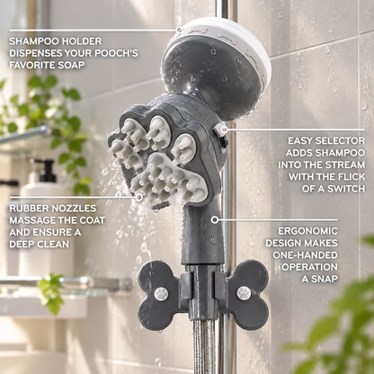 Pawsera 3 Mode Pet Shower Sprayer